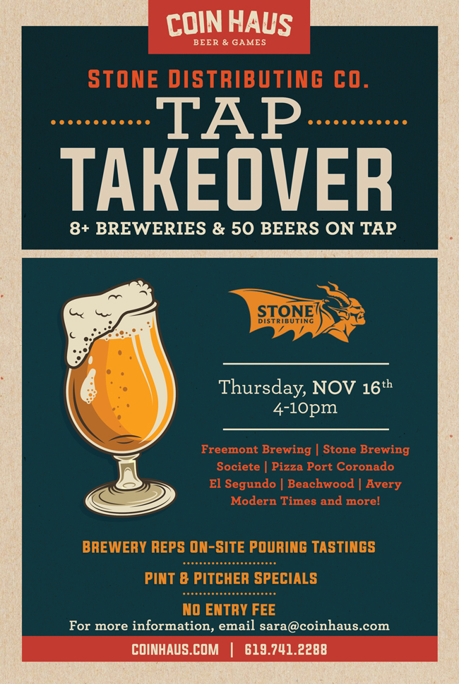 CoinHaus StoneTapTakeover 101623 CoinHaus StoneTapTakeover 101623